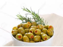 Aceitunas verdes rellenas con morrón Daminato
