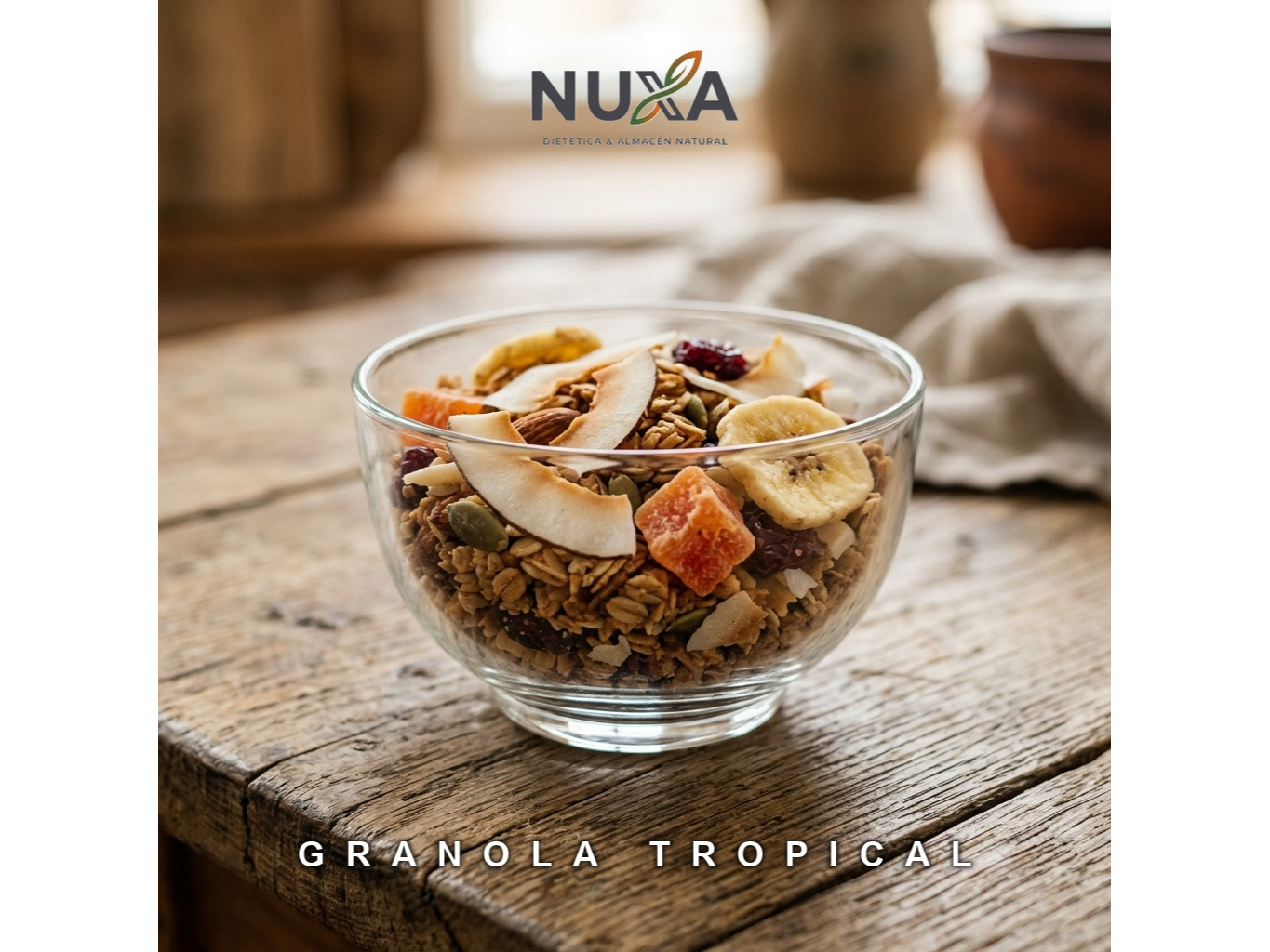 Granola Tropical con Coco x500g
