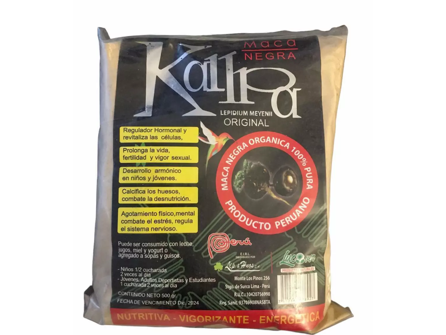 Maca Negra Kallpa