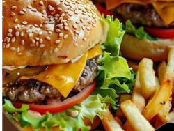 2 CHEDDAR Y BACON