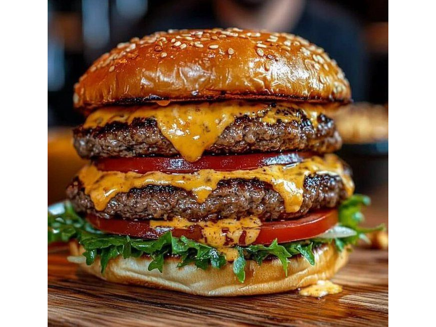 BURGER TRIPLE CHEDDAR