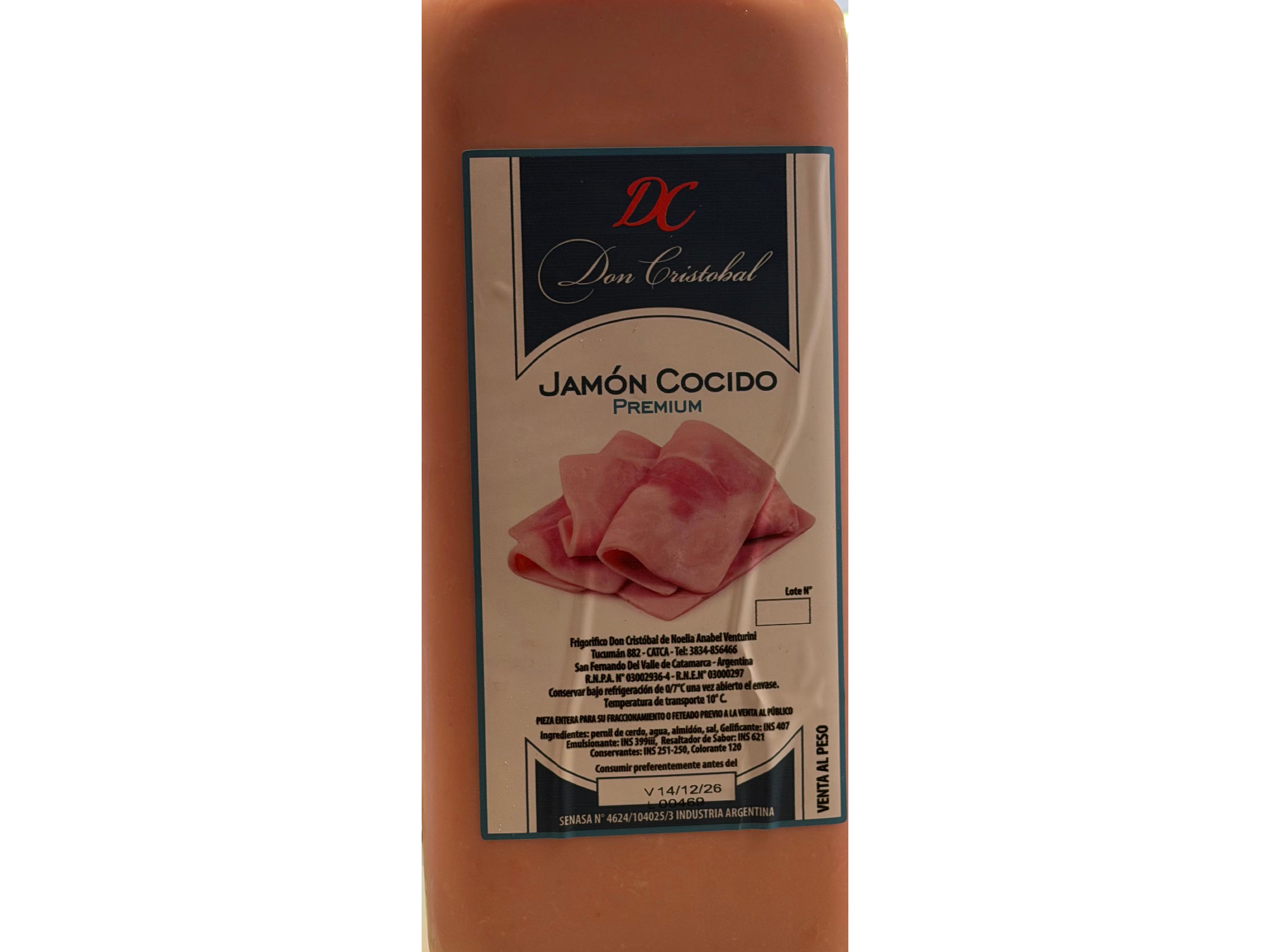 JAMON COCIDO DC PREMIUM