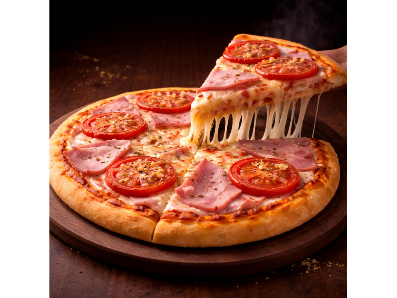 Napolitana con Jamón