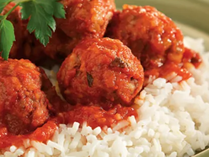 Albondigas con Arroz