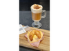 Capuchino con Luneta de Jamón y Queso