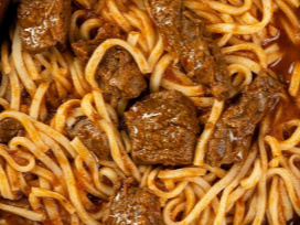 Estofado de Carne con Pasta