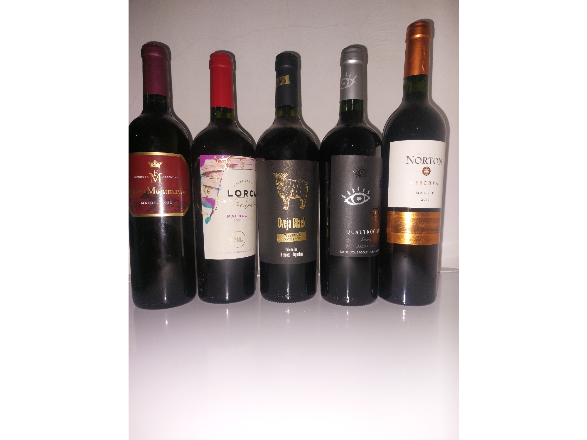 Vinos tintos