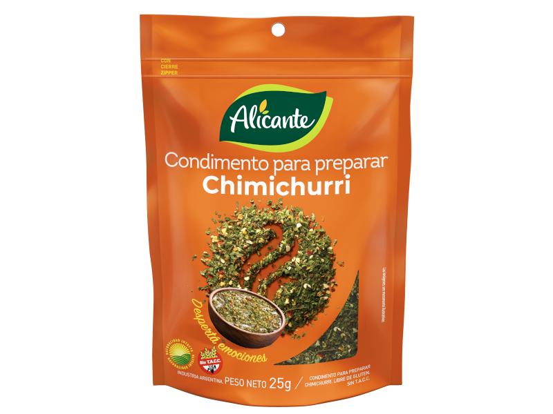 Condimento para chimichurri