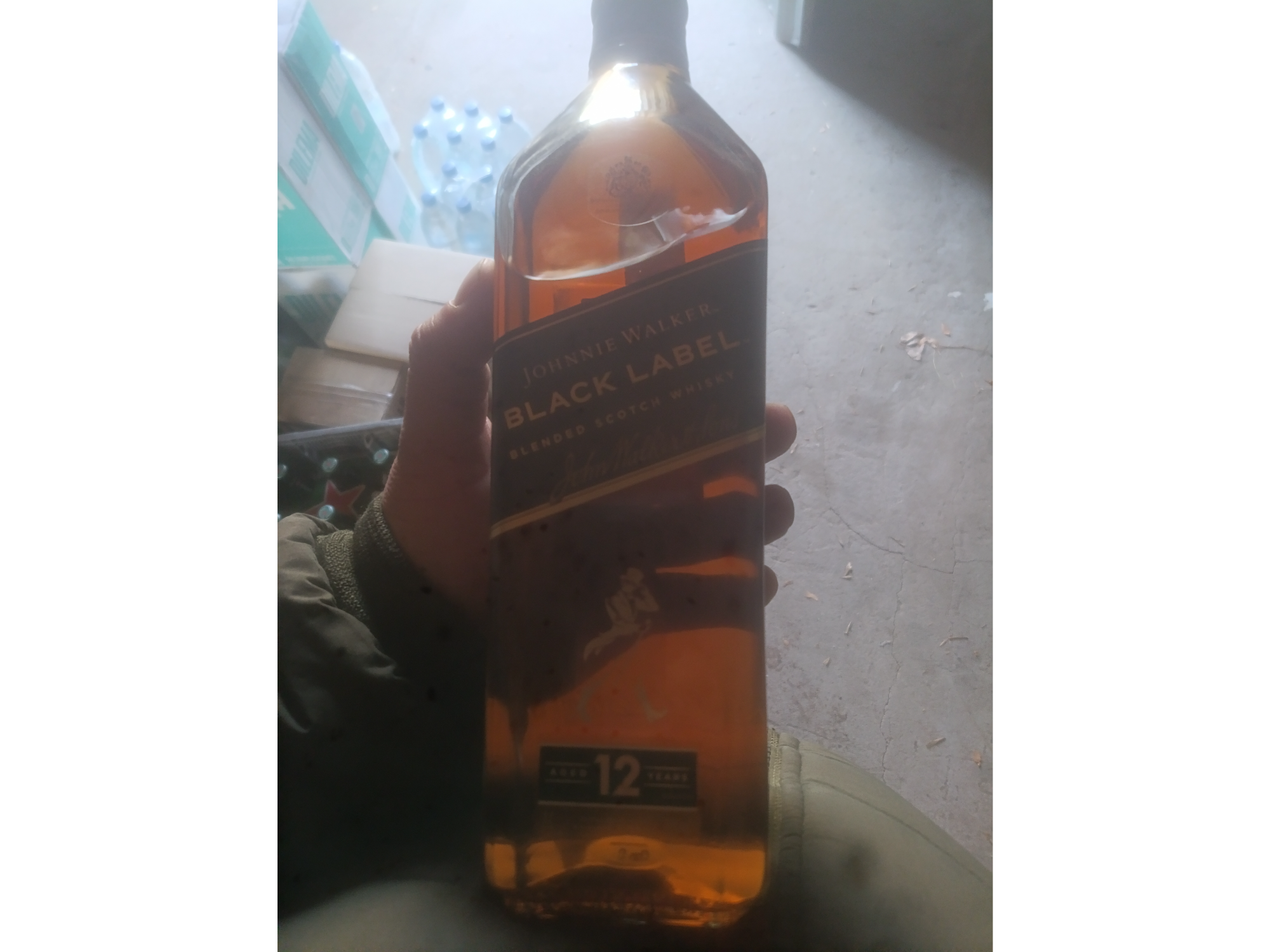 Johnny walker black label 1litro 12 años