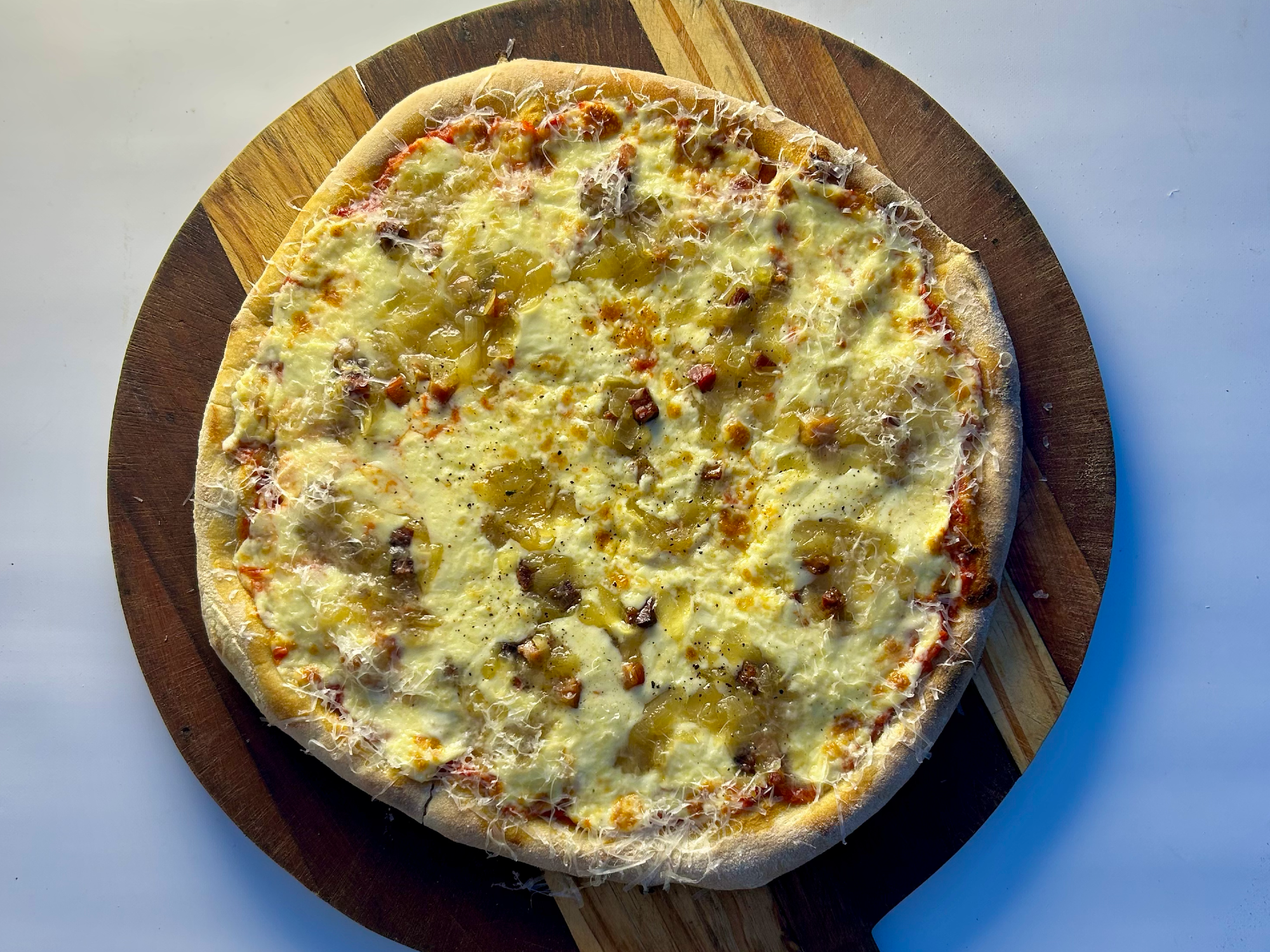 Panceta y cebolla