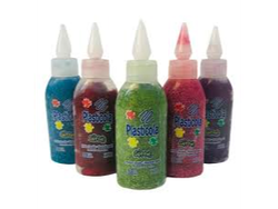 Adhes.PLASTICOLA x 38grs.Glitter oferta