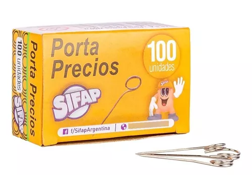 Alfiler Sifap Porta Precios x 100 ***