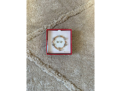 SET PULSERA CON CHARM MARIPOSA + ARITOS MARIPOSA GOLD&SILVER