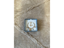 SET PULSERA CON CHARM DE CANDADO + ARITOS