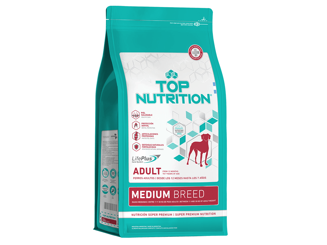Top Nutrition Adulto Medium x 15kg