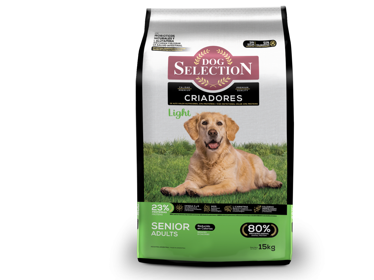Dog Selección Criadores Senior Light x 15kg