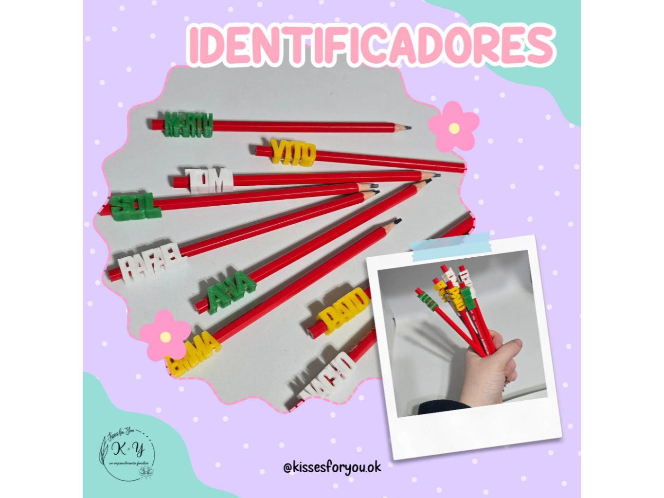 Identificadores de lapices! combo por 10 unidades (Copia)