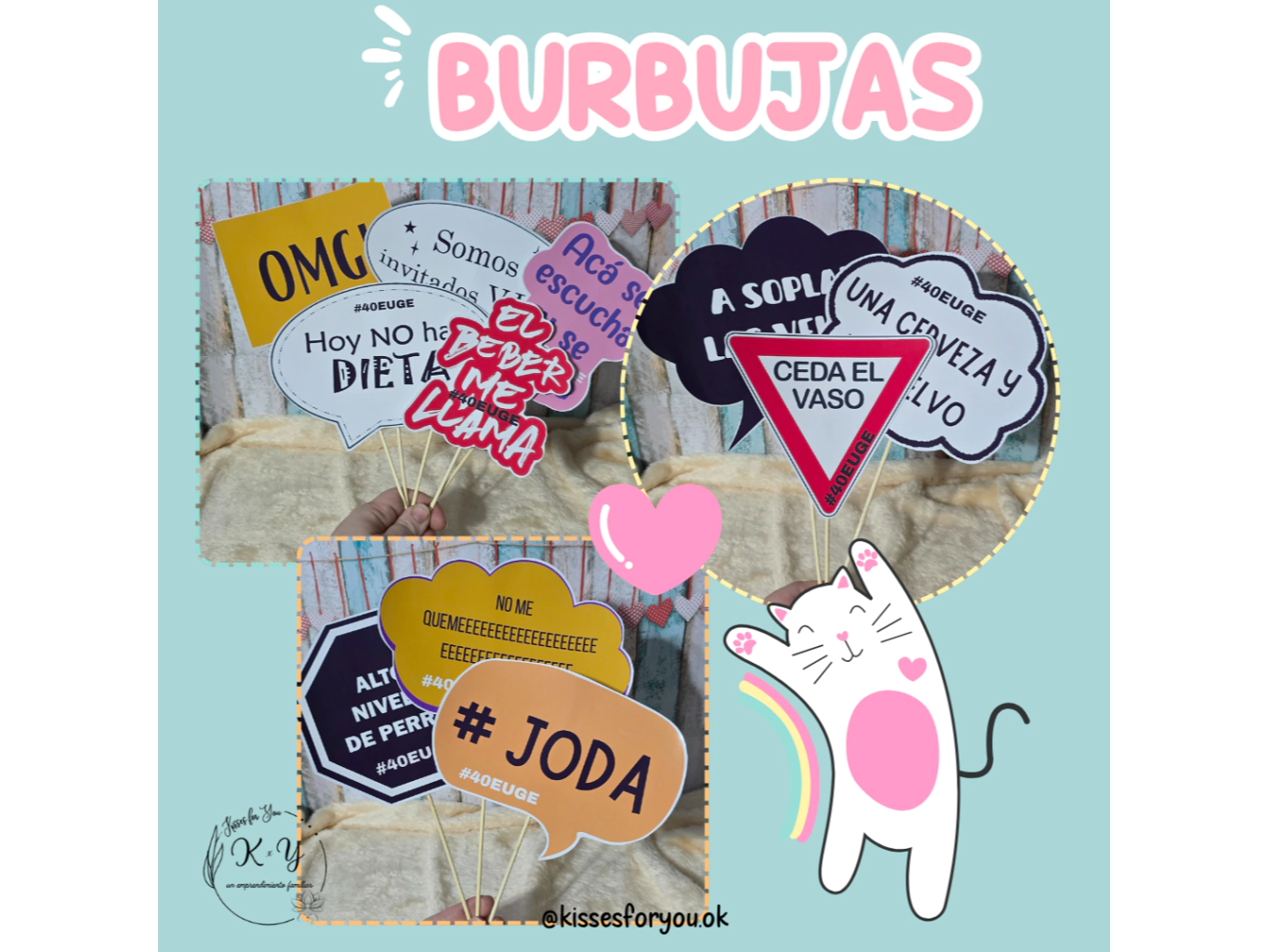 PROPS CUMPLE POR 10 UNIDADES