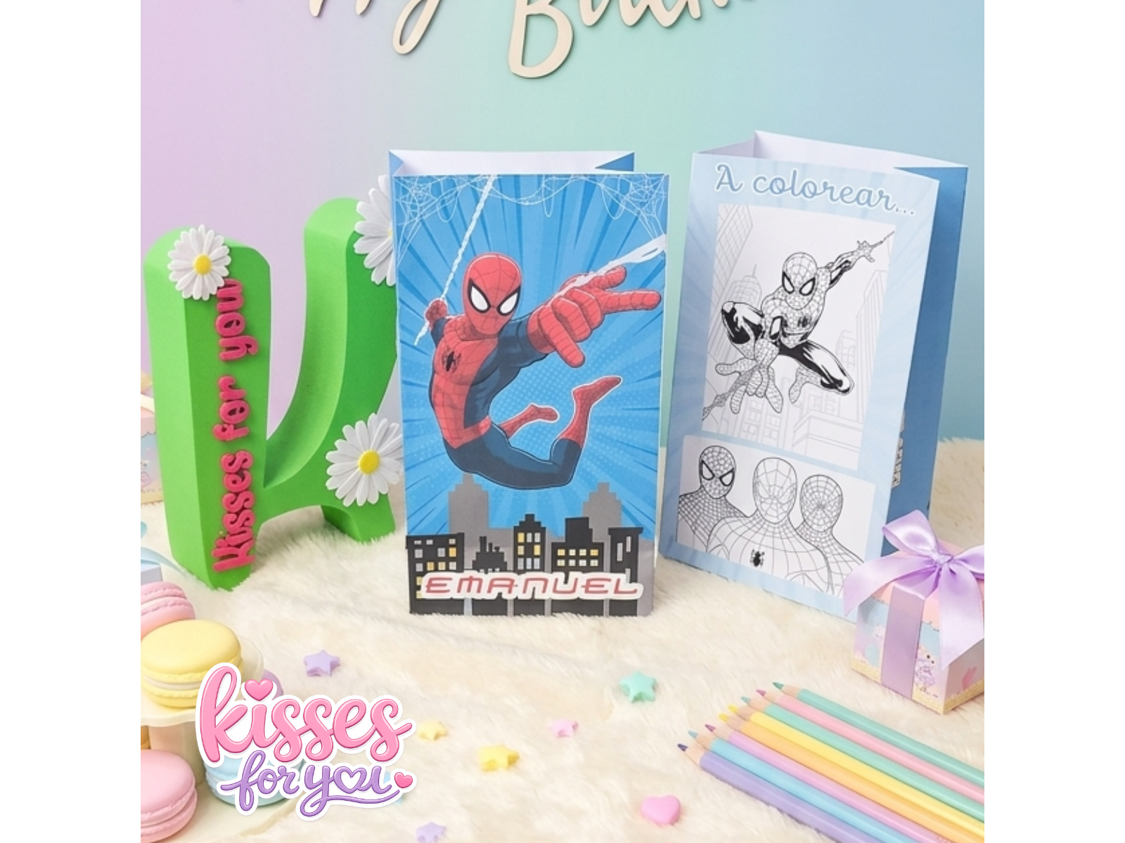 Bolsitas golosineras personalizadas COMBO POR 10