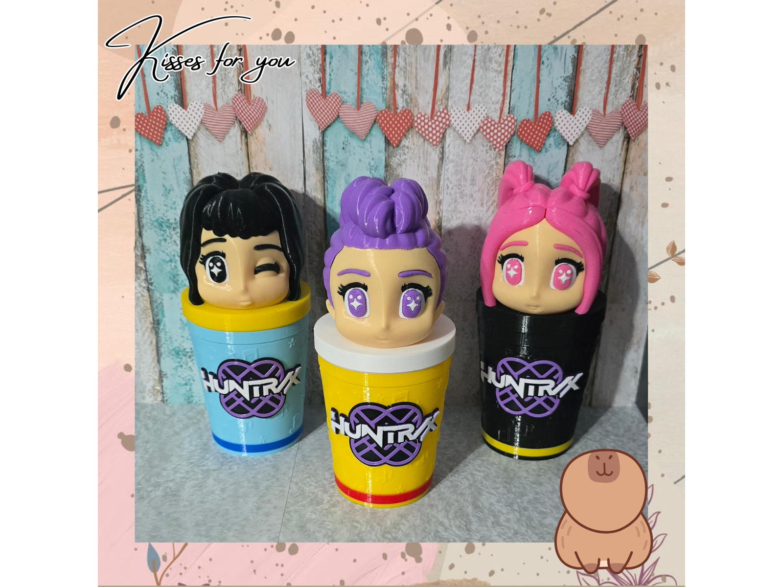 Vasos KPOP impresión 3d