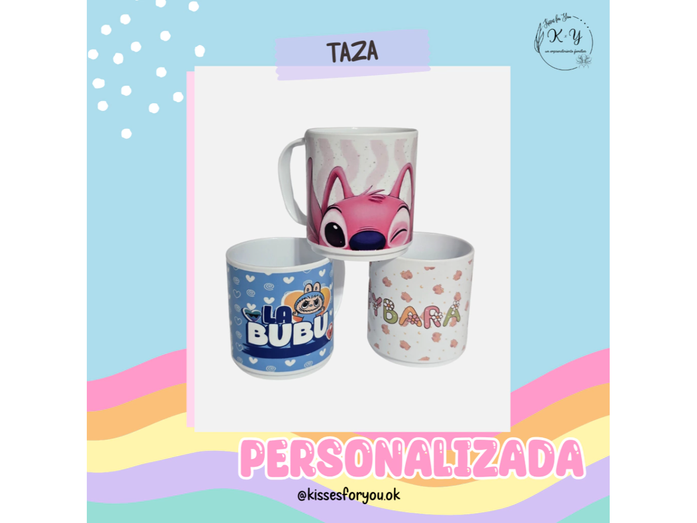 TAZA POLIMERO personalizada