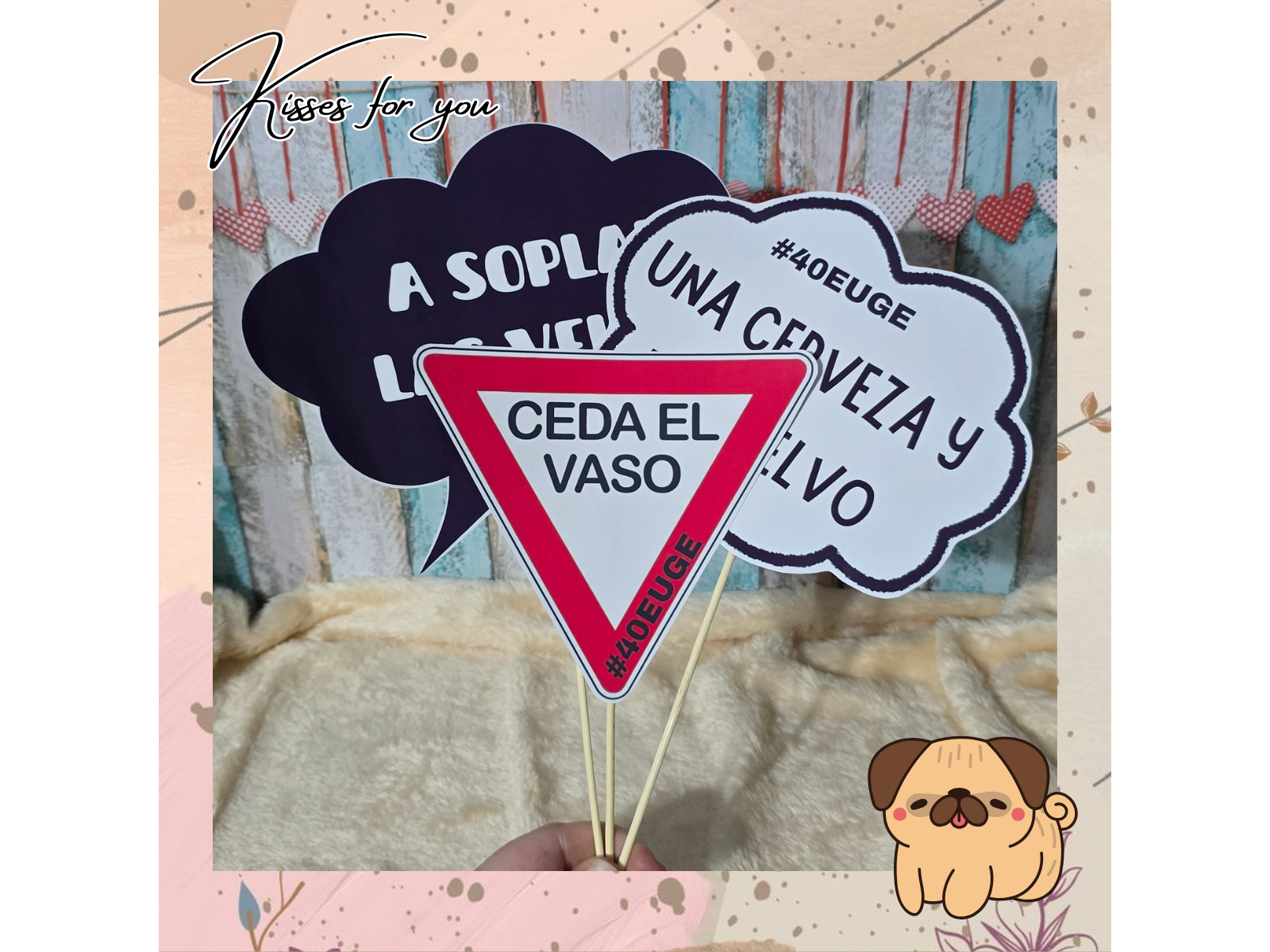 PROPS CUMPLE POR 10 UNIDADES