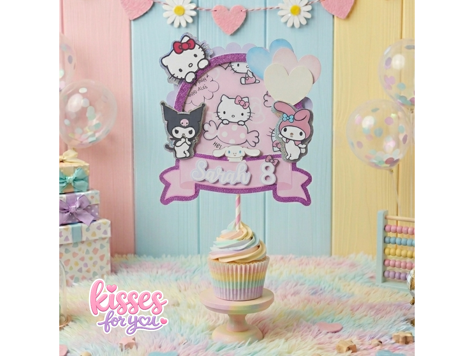 Topper de torta 3d