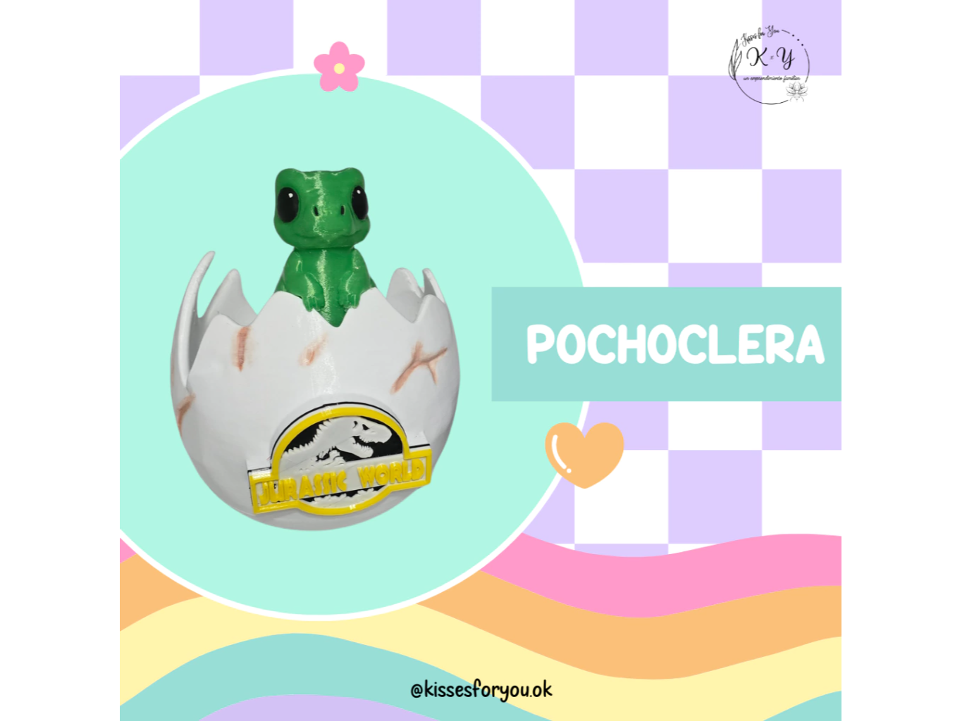 Pochoclera huevo dino