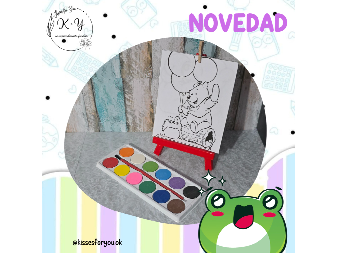 Atril para pintar souvenir