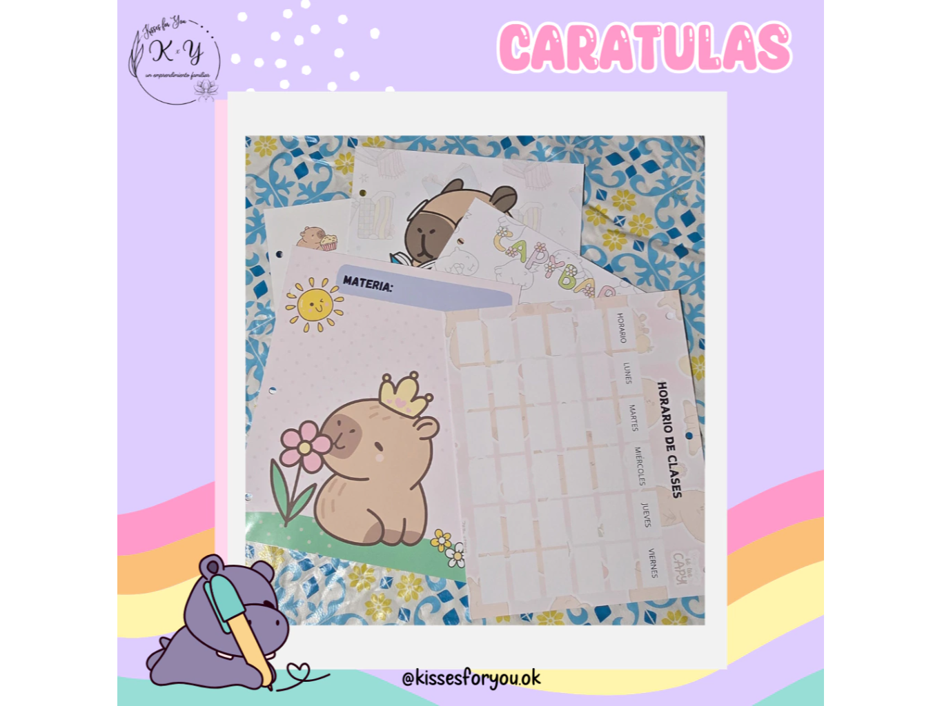 Caratulas personalizadas x 10 unidades NRO 3