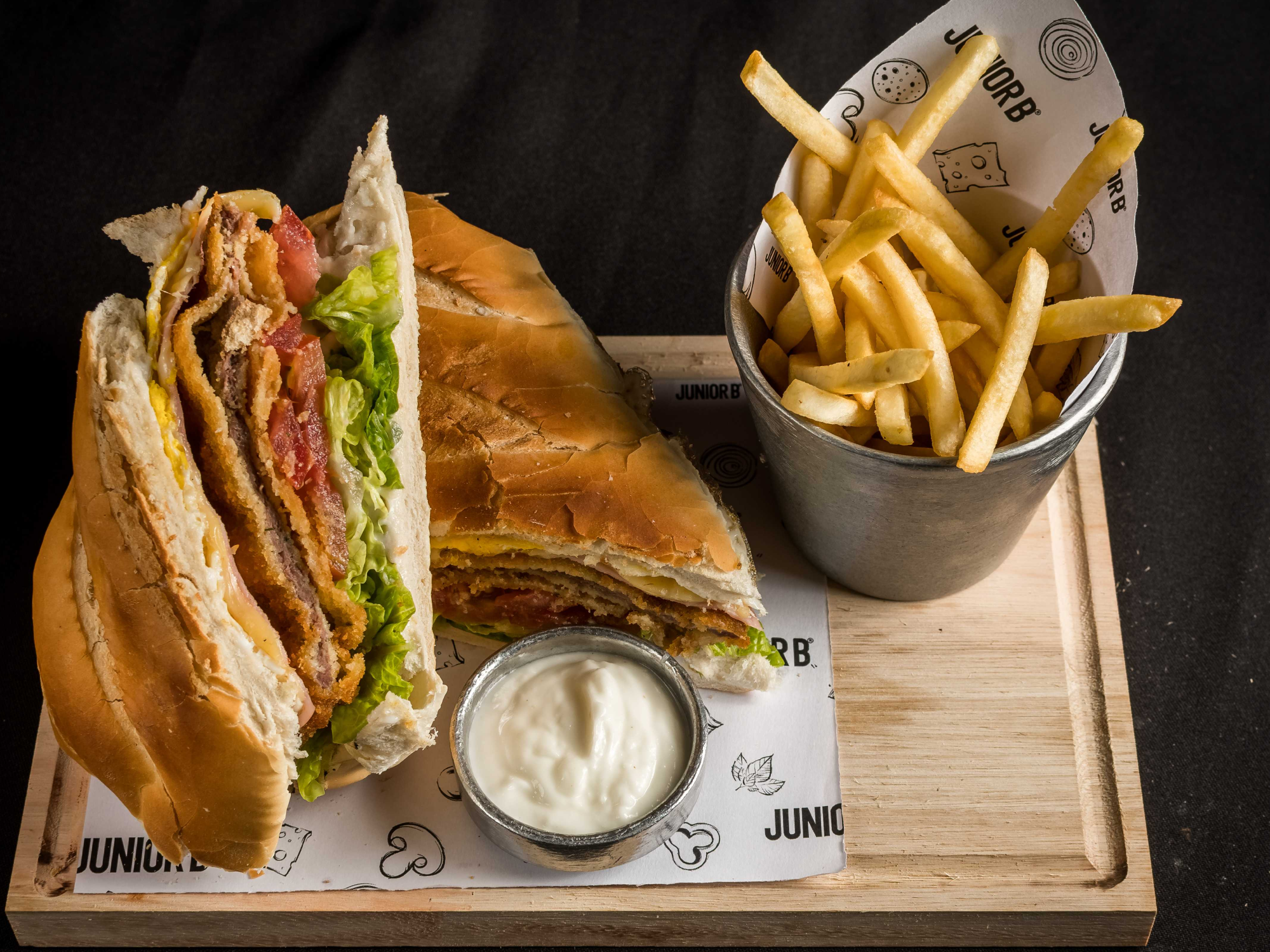 Sandwich de Milanesa de Junior B - Cosquín