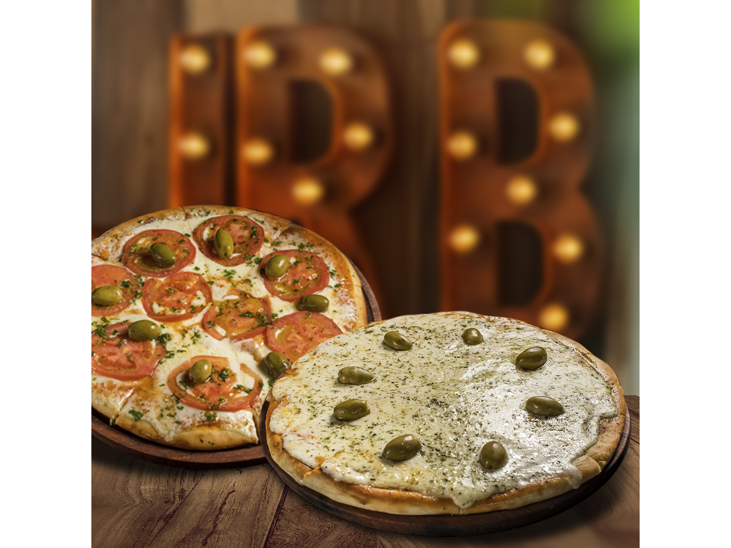 2 Pizzas a elección (Muzzarella y Especial)