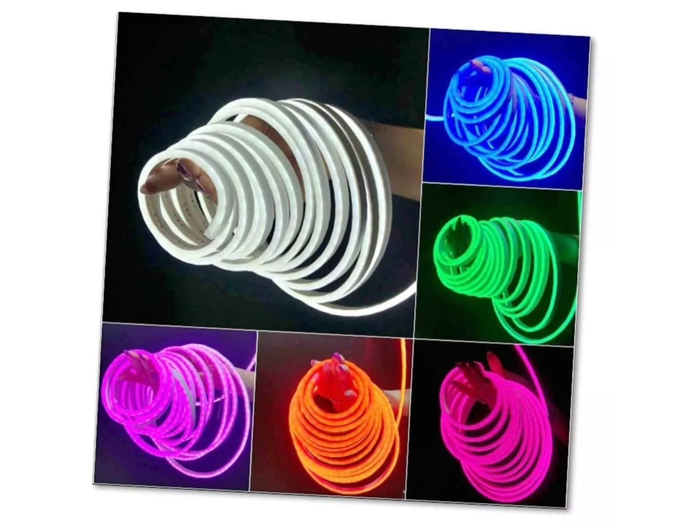 TIRAS NEON LED FLEXIBLE POR COLOR 5M