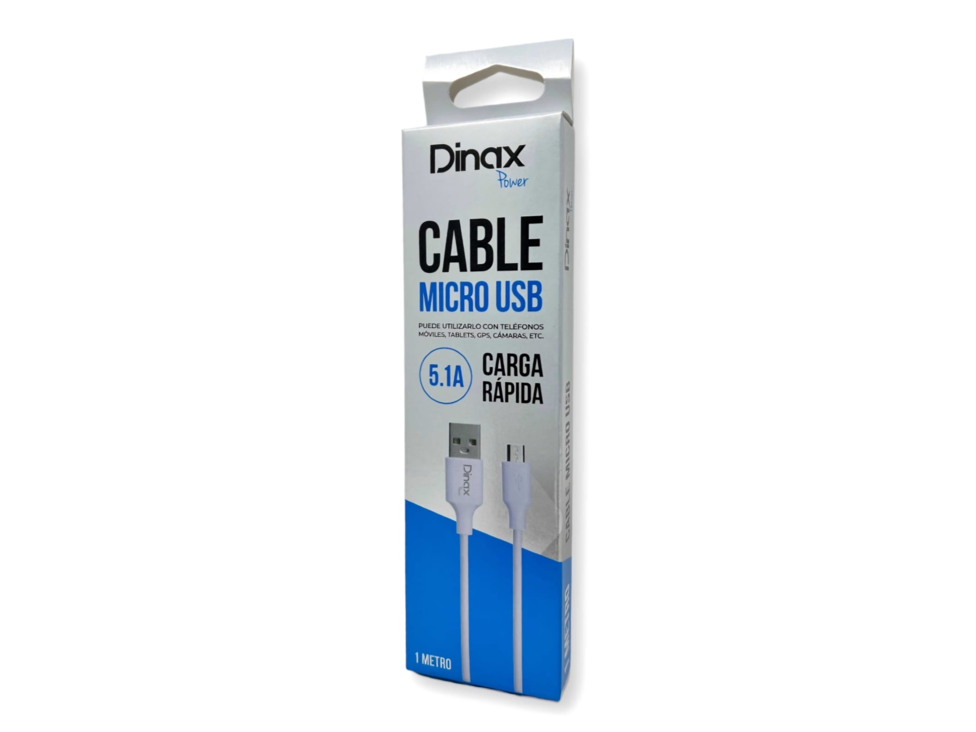 CABLE MICRO USB 5.1A DINAX 1M