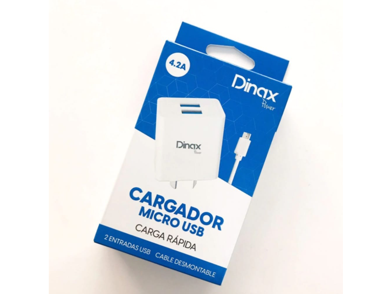 CARGADOR DINAX 4.2A MICRO USB