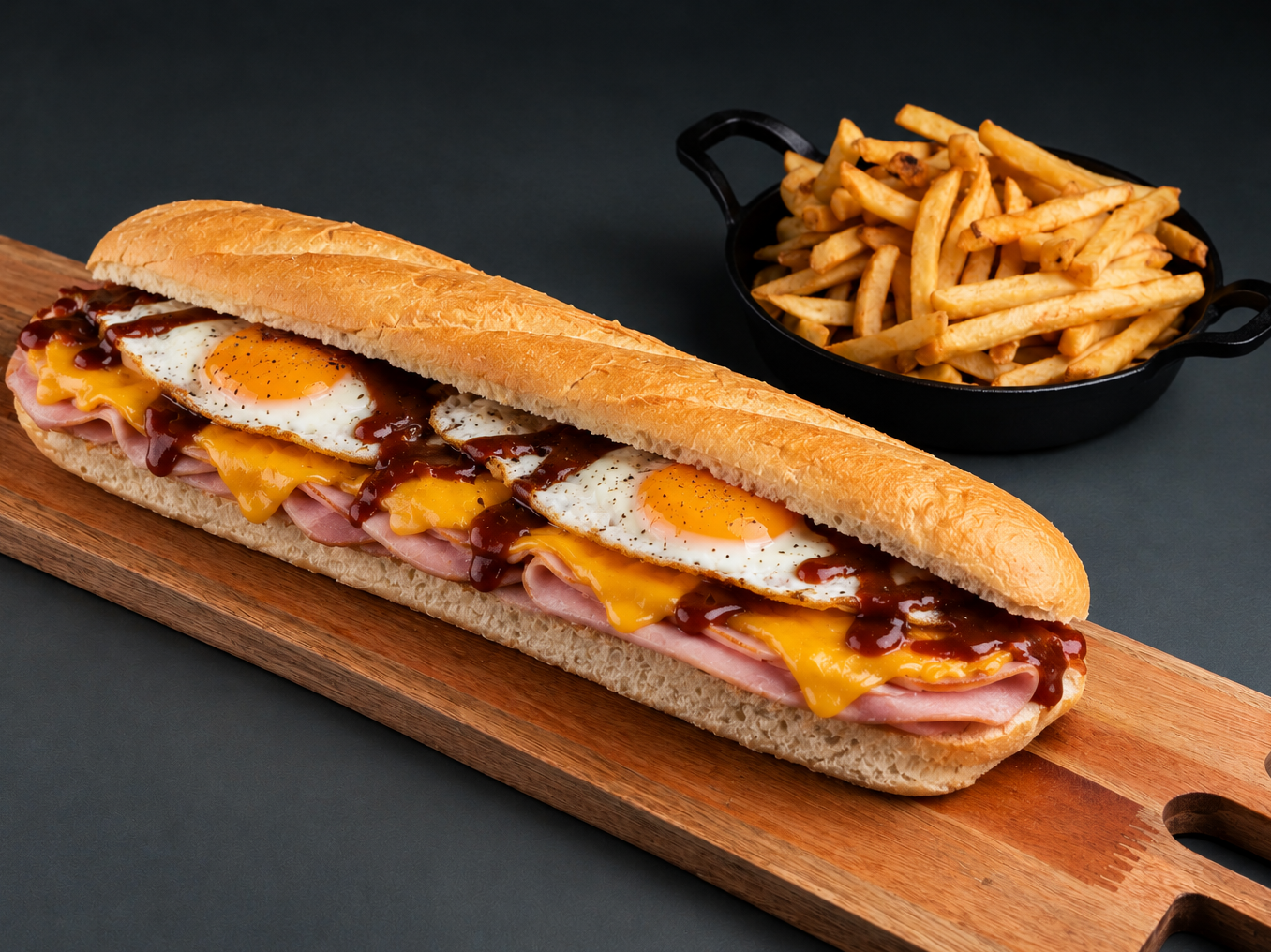 Americano + Fritas