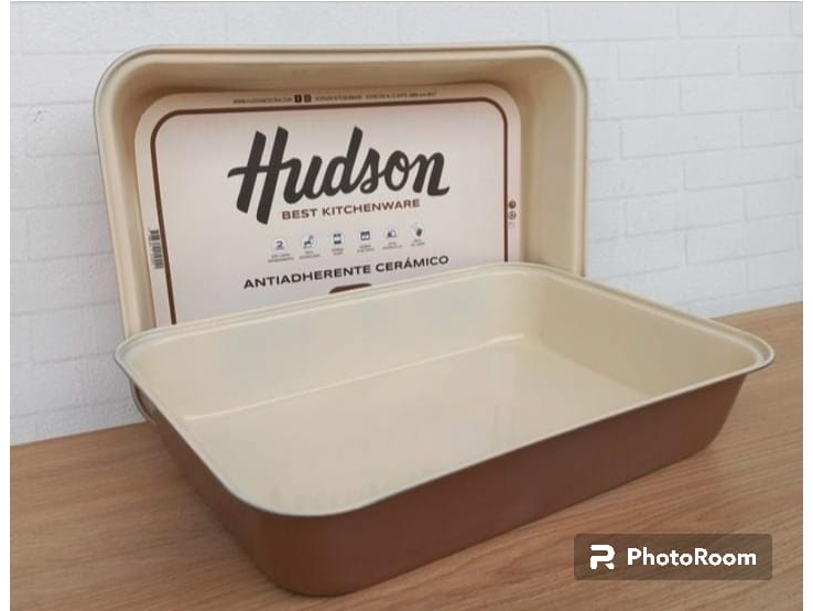 ASADERA HUDSON C/ANTIADHERENTE CERAMICA COBRE