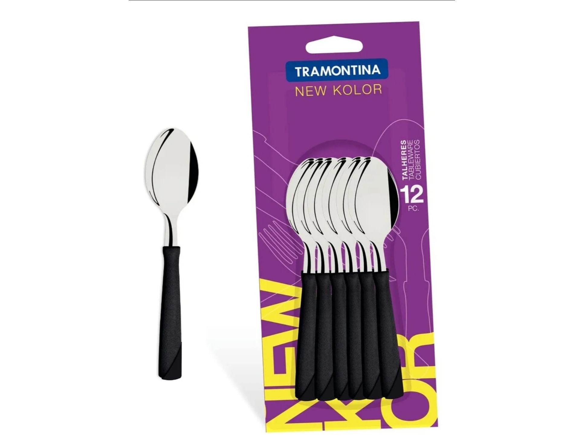 CUCHARA TE TRAMONTINA NEW COLOR x 6 UNIDADES