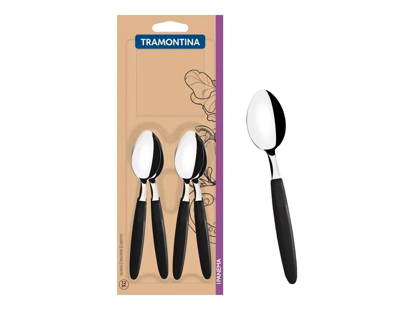 CUCHARA TE TRAMONTINA IPANEMA x 6 UNIDADES