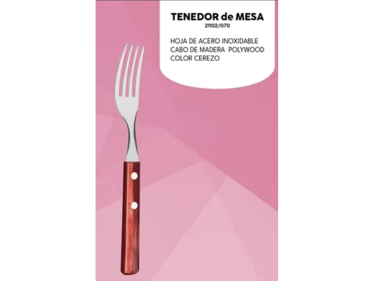 TENEDOR MESA TRAMONTINA POLYWOOD x 6 UNIDADES