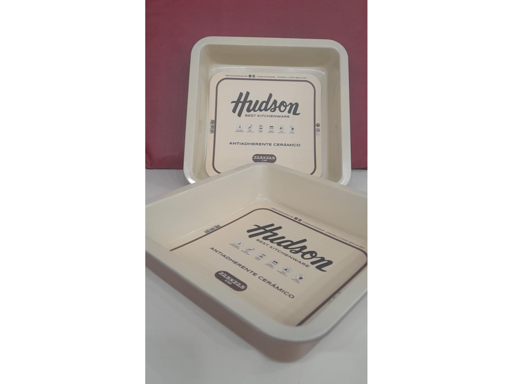 ASADERA HUDSON C/ANTIADHERENTE CERAMICA COBRE