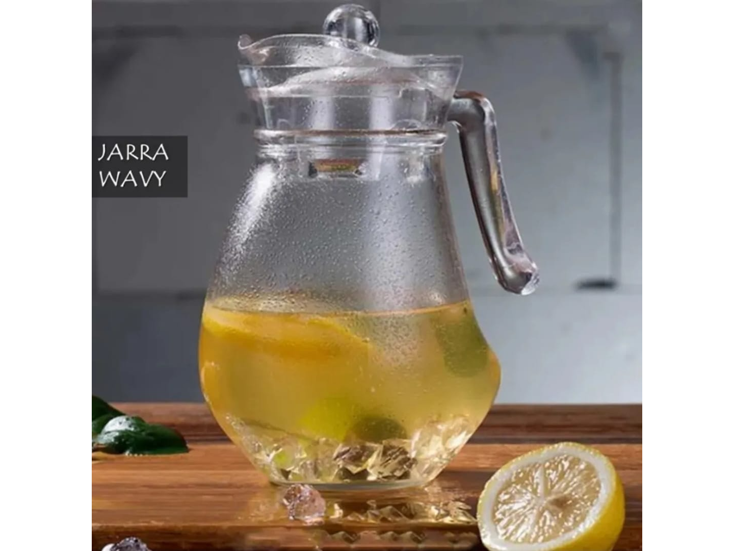 JARRA VIDRIO C/TAPA ACRILICA LUMINARC 1,6 LT