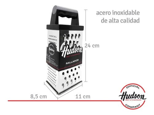 RALLADOR ACERO HUDSON 4 CARAS  RA06