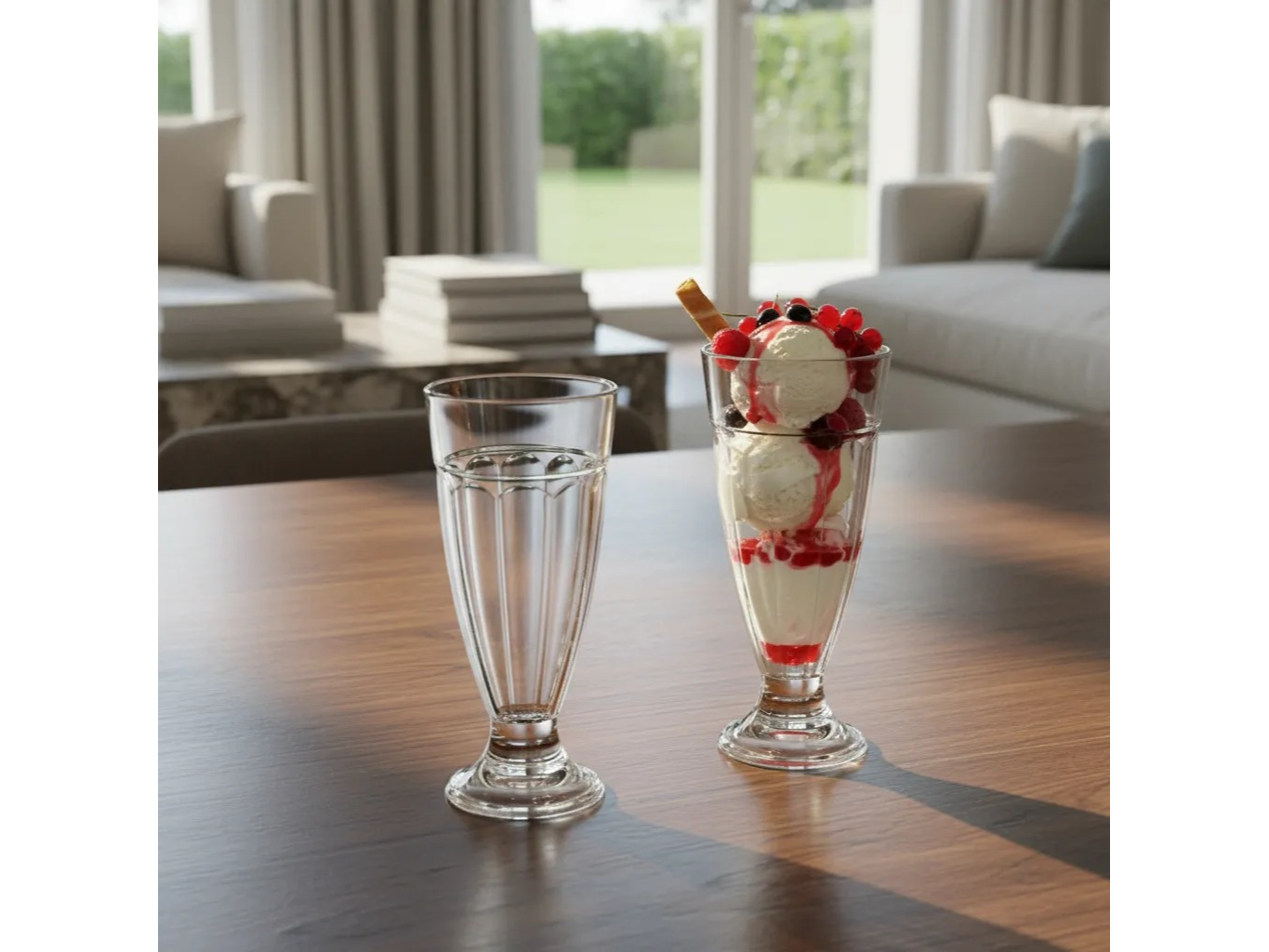 COPA HELADO VIDRIO MILANO 310 ML x 6 UNIDADES