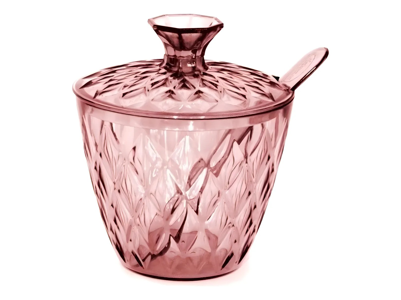 AZUCARERA ACRILICO CRISTAL C/CUCHARA CAROL