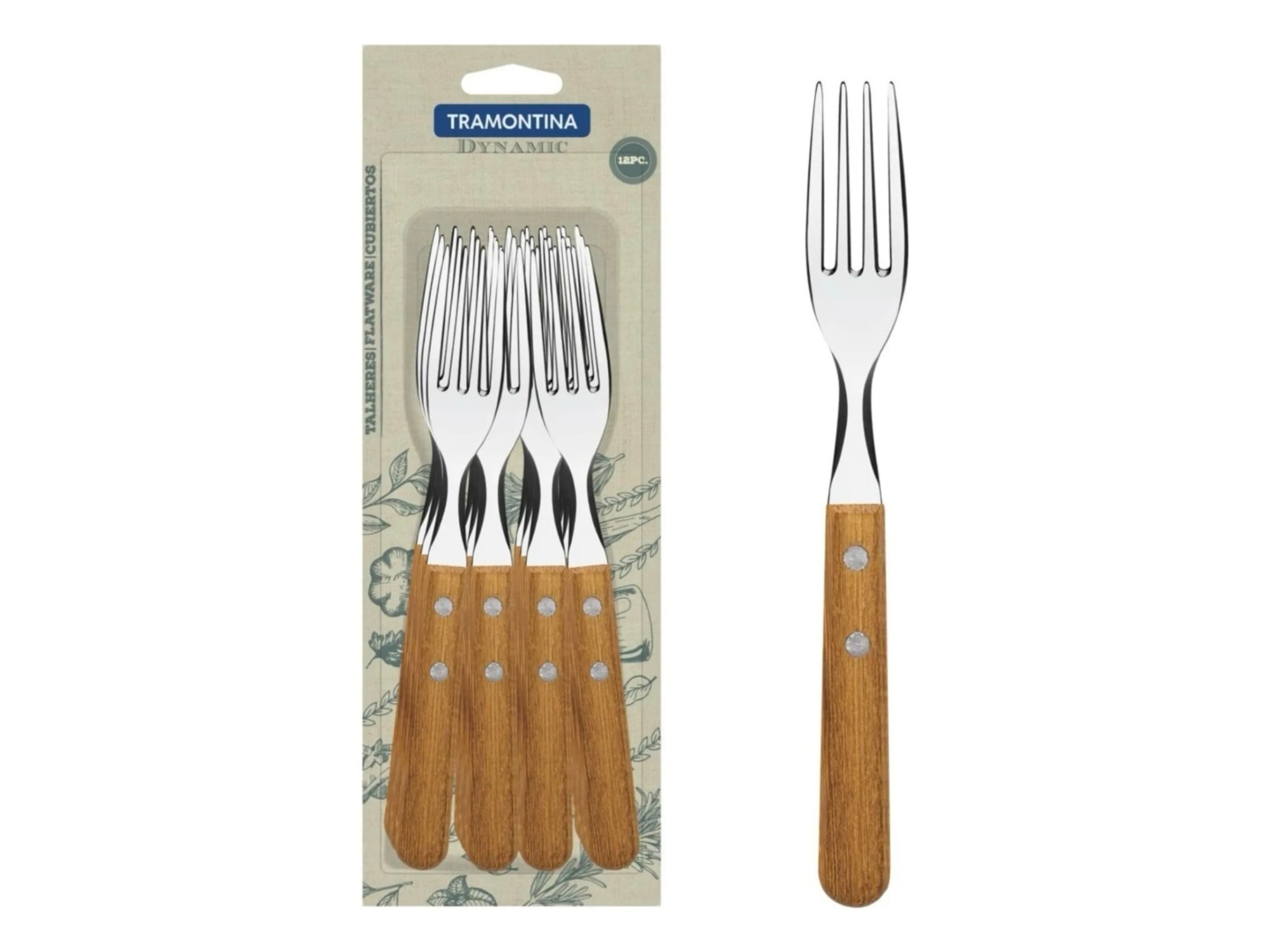 TENEDOR MESA TRAMONTINA DYNAMIC x 6 UNIDADES