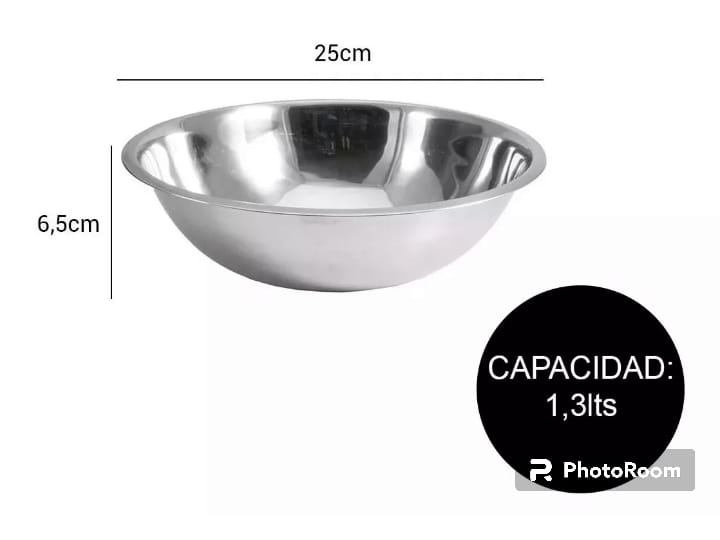 ENSALADERA ACERO INOXIDABLE 25 CM