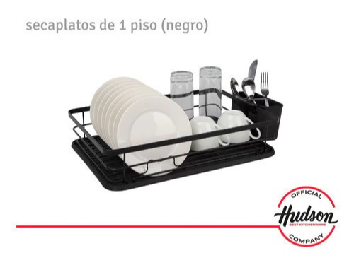 ESCURRIDOR DE PLATOS ACERO 1 PISO HUDSON