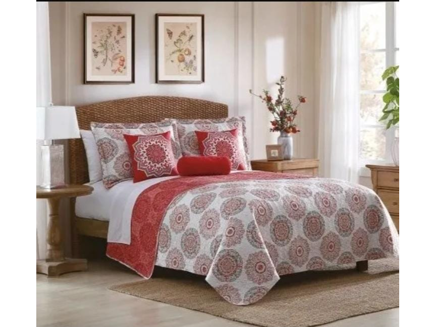 KIT COVER + FUNDAS + ALMOHADON KING ARBOR Y DUBAI  6 PZ