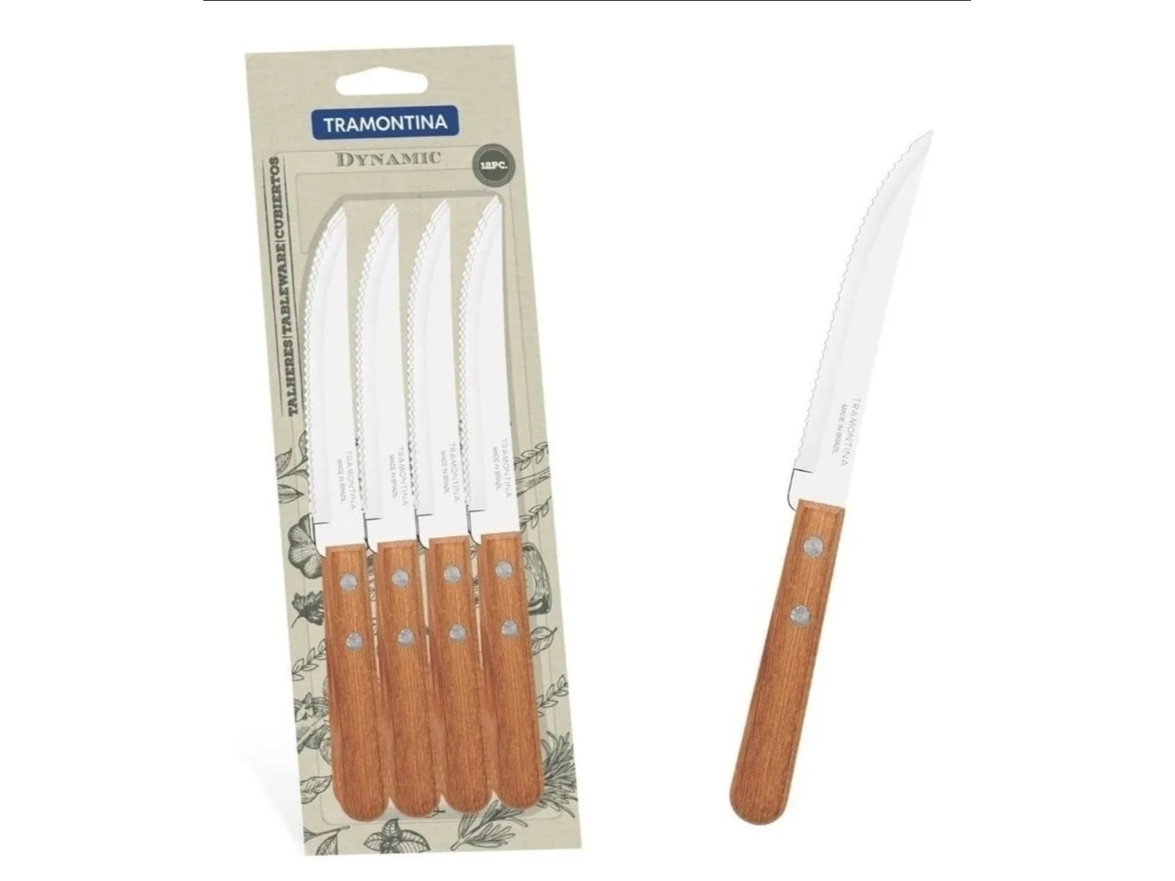 CUCHILLO MESA TRAMONTINA DYNAMIC x 6 UNIDADES